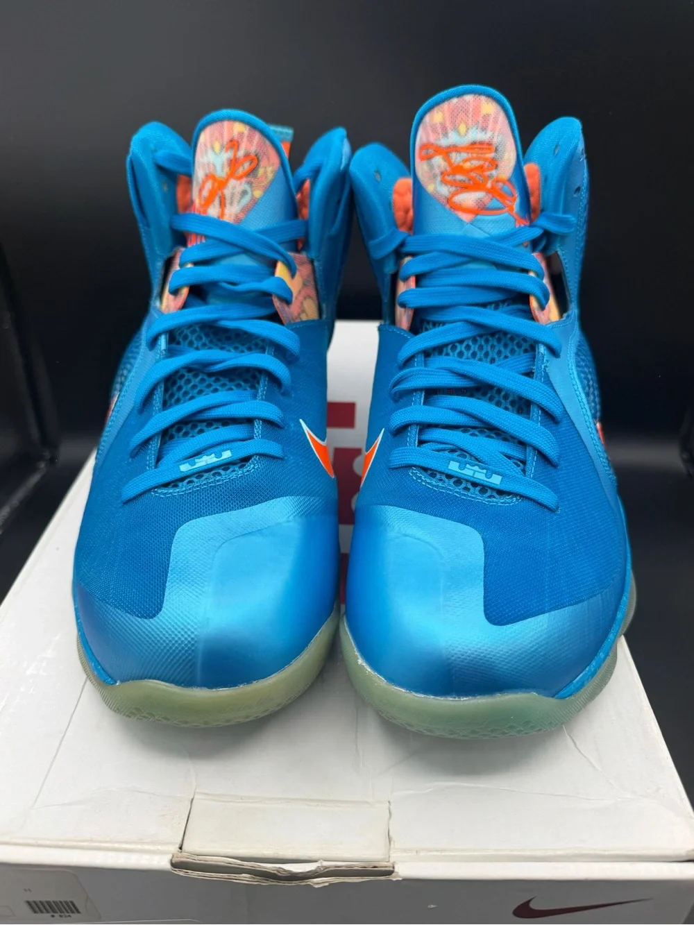 Nike LeBron 9 IX China Year of the Dragon Size 11 Men’s Blue Orange OG New/box